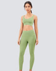 V-Neck Sports Bra - Light Green