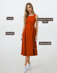 Essential Dress -Shade Of Red