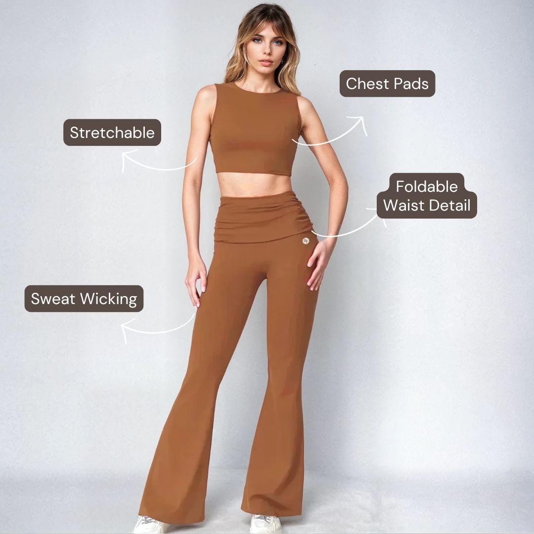 Elegant Flare Set - Brown