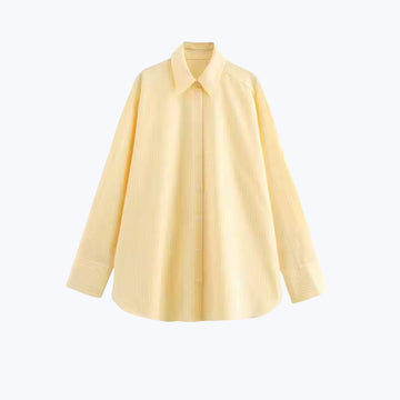 Long Sleeved Shirt - Yellow Stripes