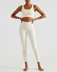 High-Rise Classic Leggings - Ivory White