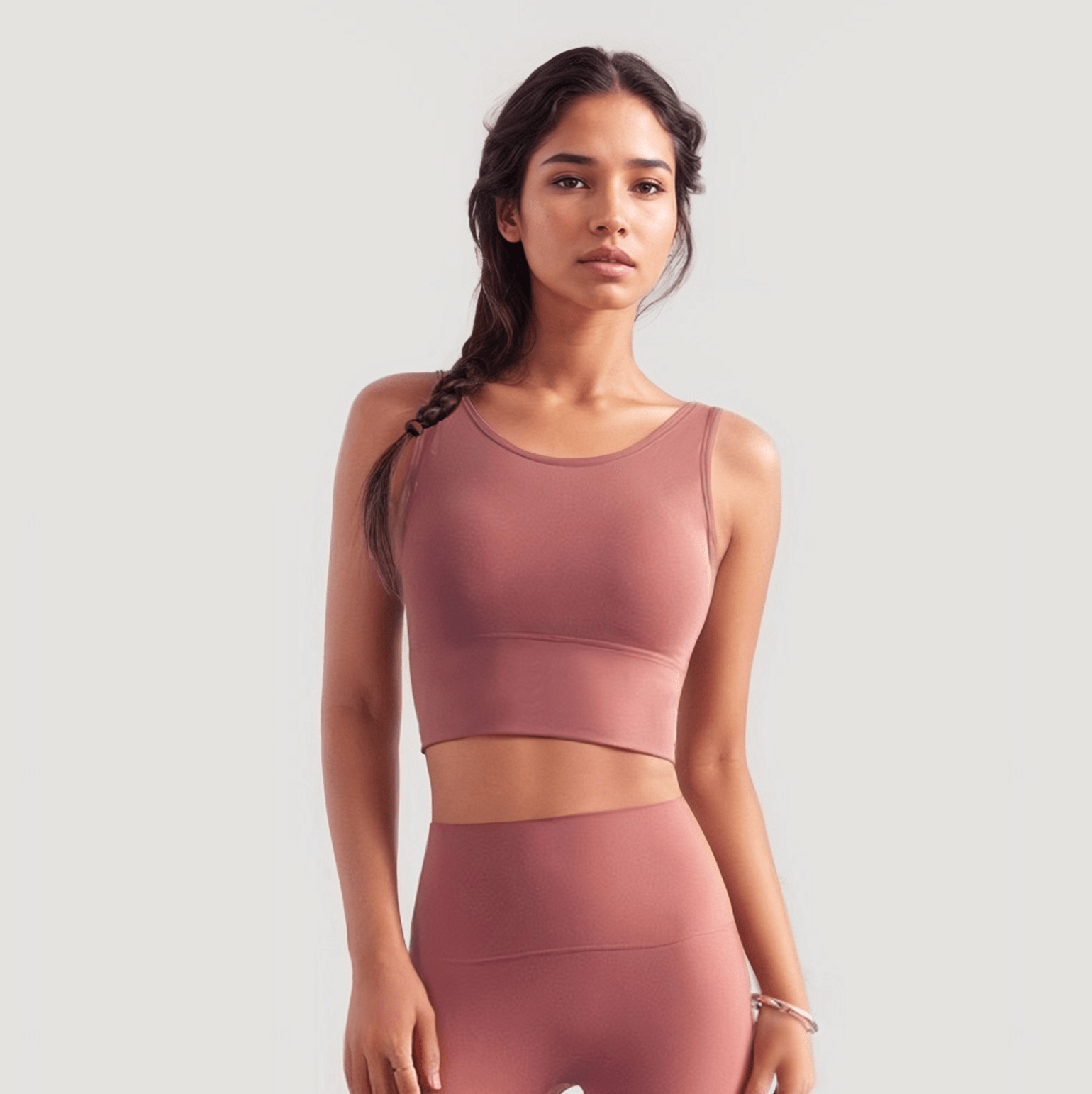 Coverage Sports Bra - Shade Of Orange