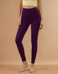 High-Rise Classic Leggings - Dark Purple