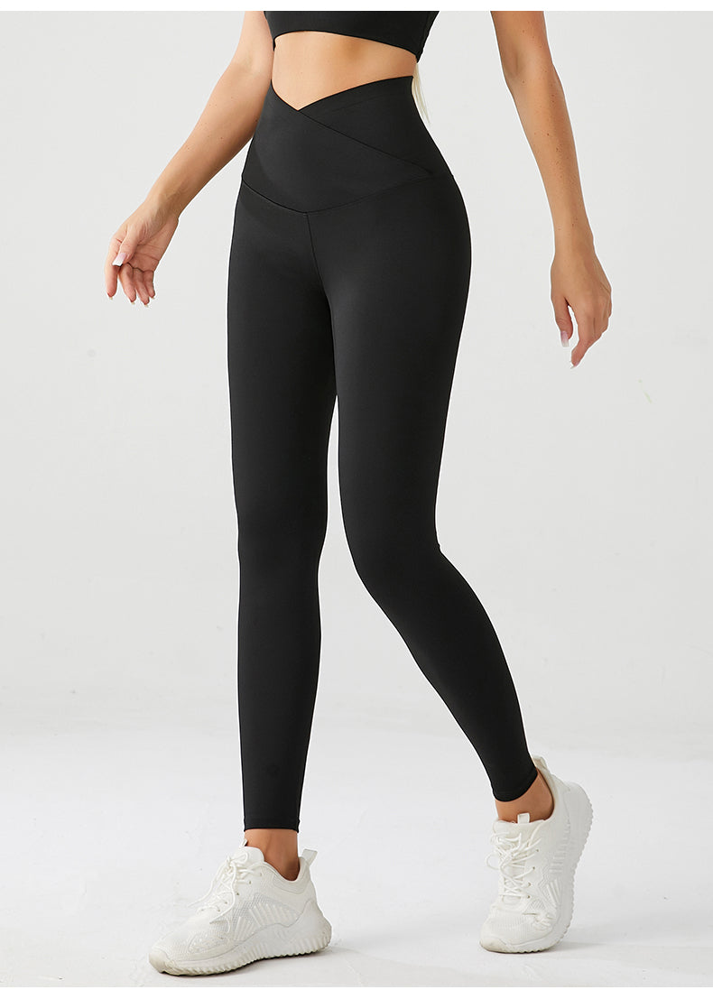 Embrace High Rise V-Waist Leggings - Black
