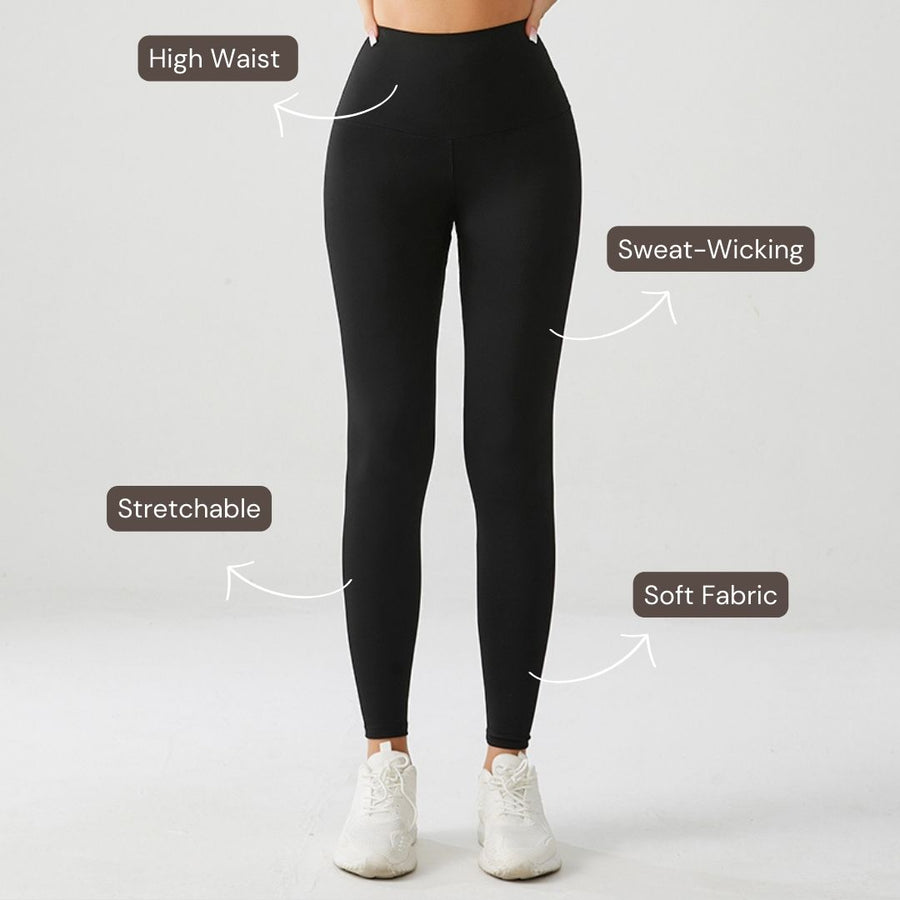 Embrace High Rise Leggings - Black