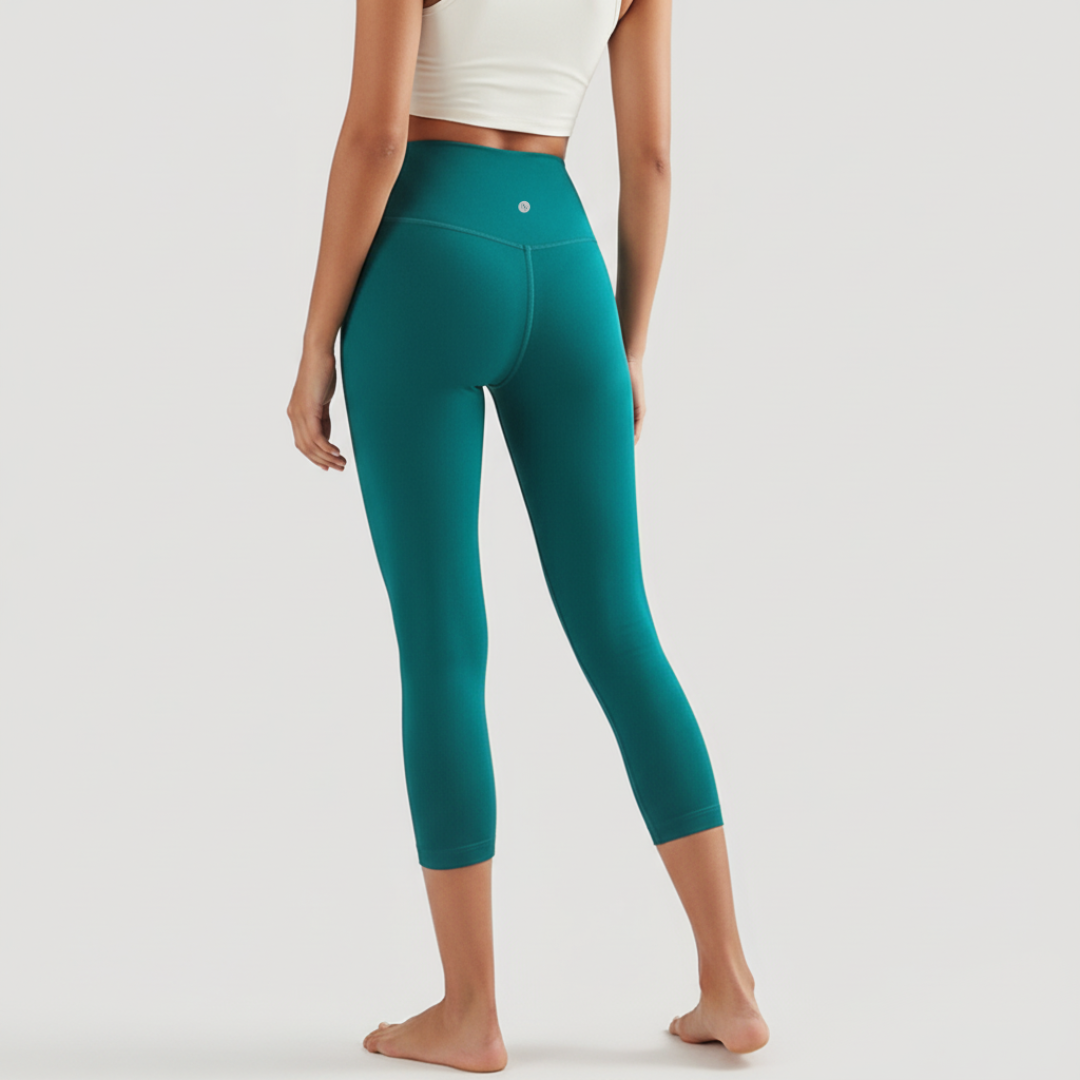 Ankle Length Leggings - Deep Green
