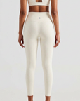 High-Rise Comfort Leggings - Ivory White