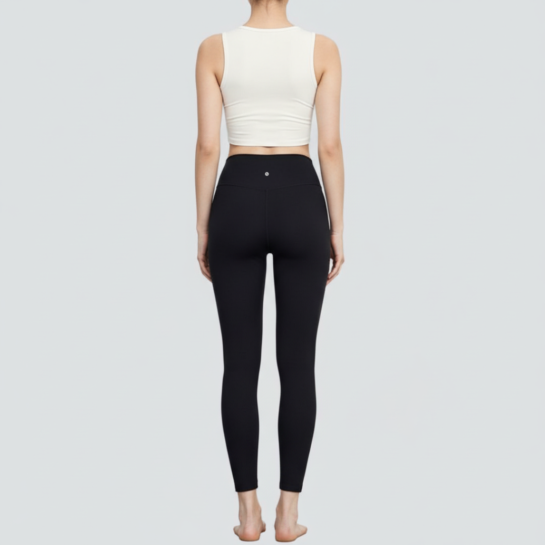 One-Size-Fits-All Leggings - Black