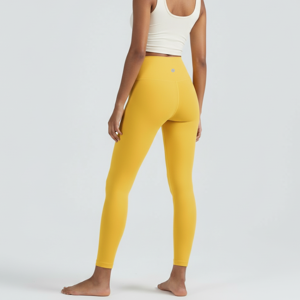 High-Rise Leggings - Mustard Yellow