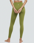 High-Rise Soft Leggings - Green