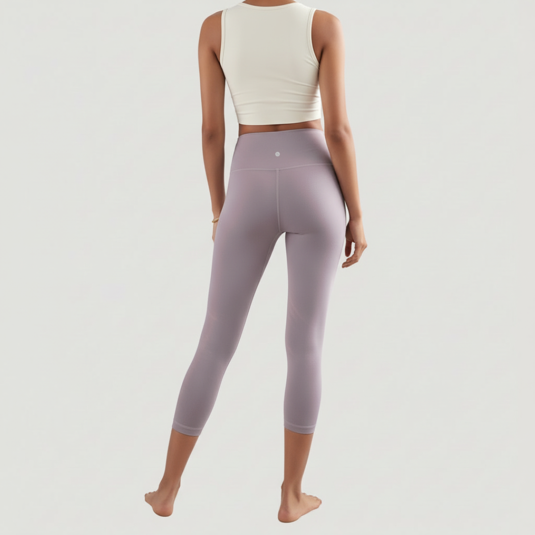 Ankle Length Leggings - Hint Of Purple