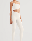 High-Rise Comfort Leggings - Ivory White