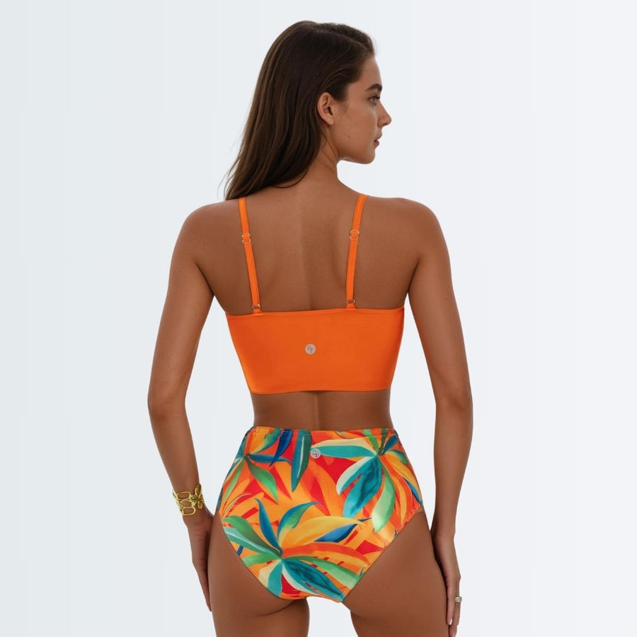 Bikini With Bow - Orange