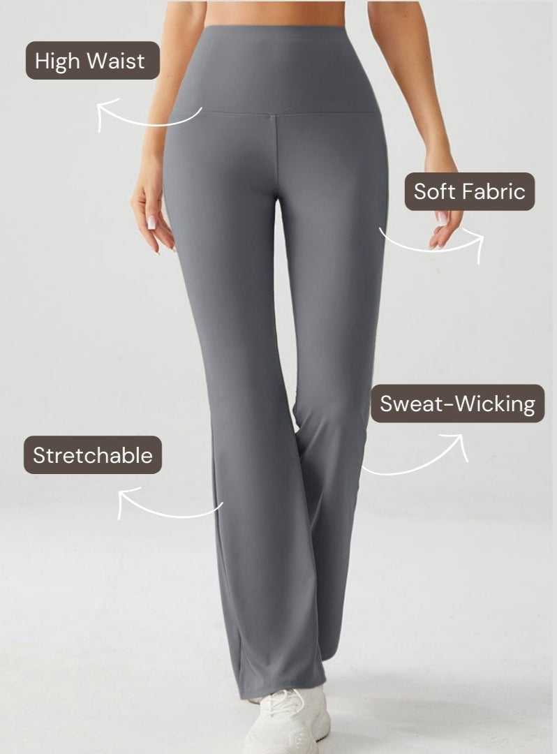 Embrace Flare Yoga Pants - Grey