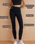 High-Rise Classic Leggings - Black