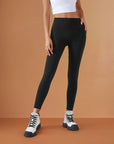 Fleece Lined Leggings - Black