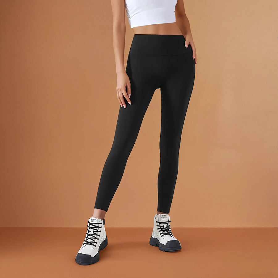 Fleece Lined Leggings - Black