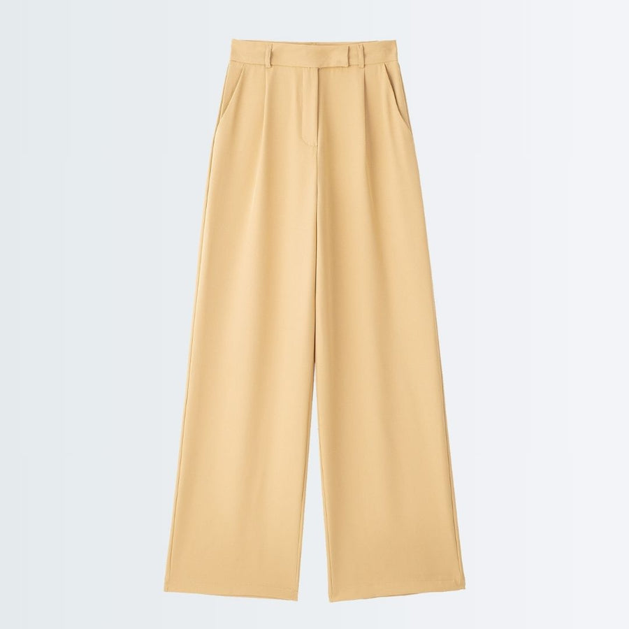 High Waist Pants - Khaki