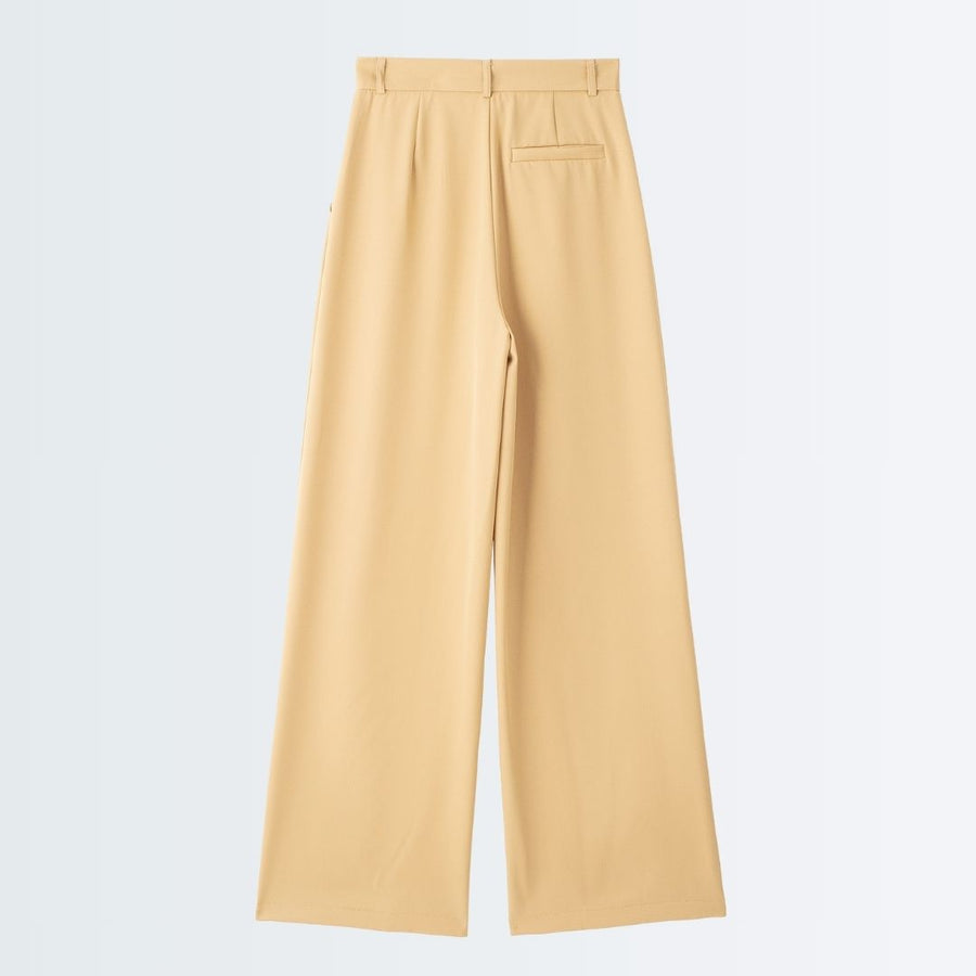 High Waist Pants - Khaki