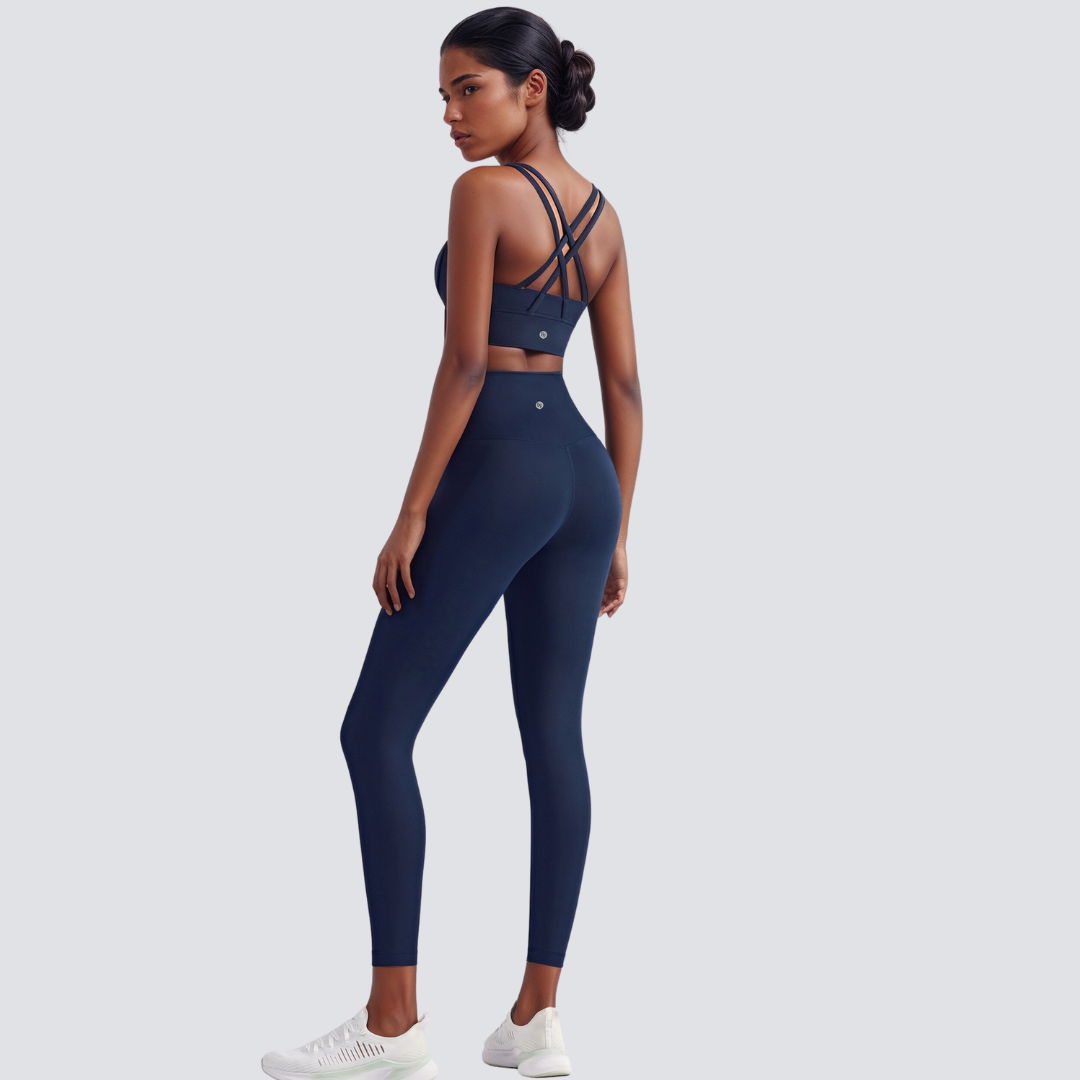 Cross Back Set - Dark Blue