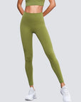 High-Rise Soft Leggings - Green