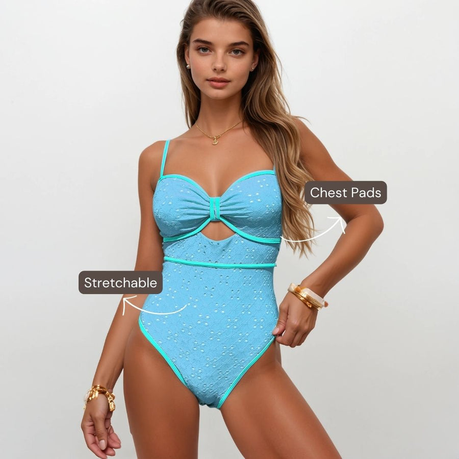 One-Piece Swimsuit - Blue