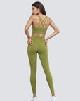 High-Rise Soft Leggings - Green