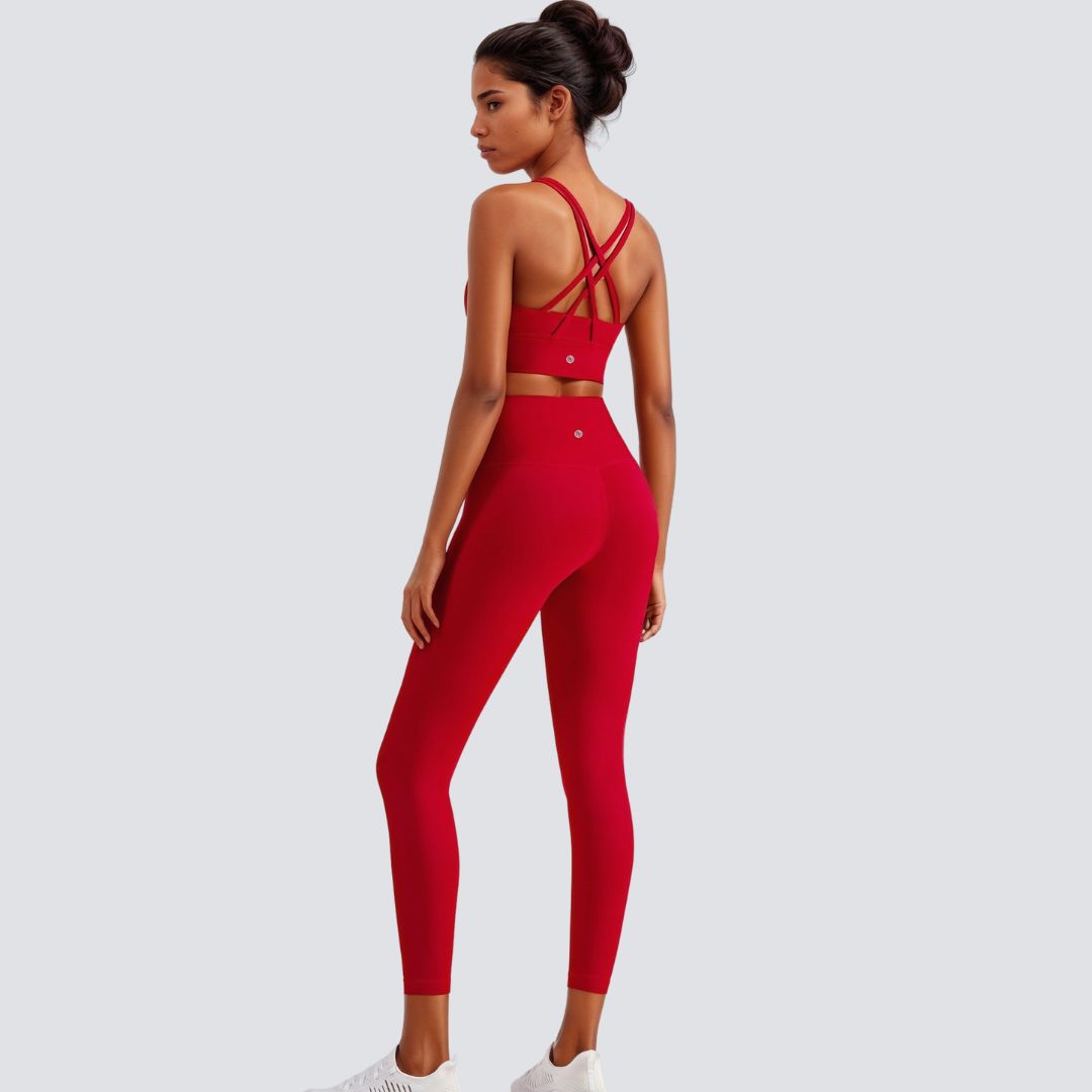 Cross Back Set - Red