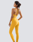 Cross Back Set With Hooks - Mustard Yellow