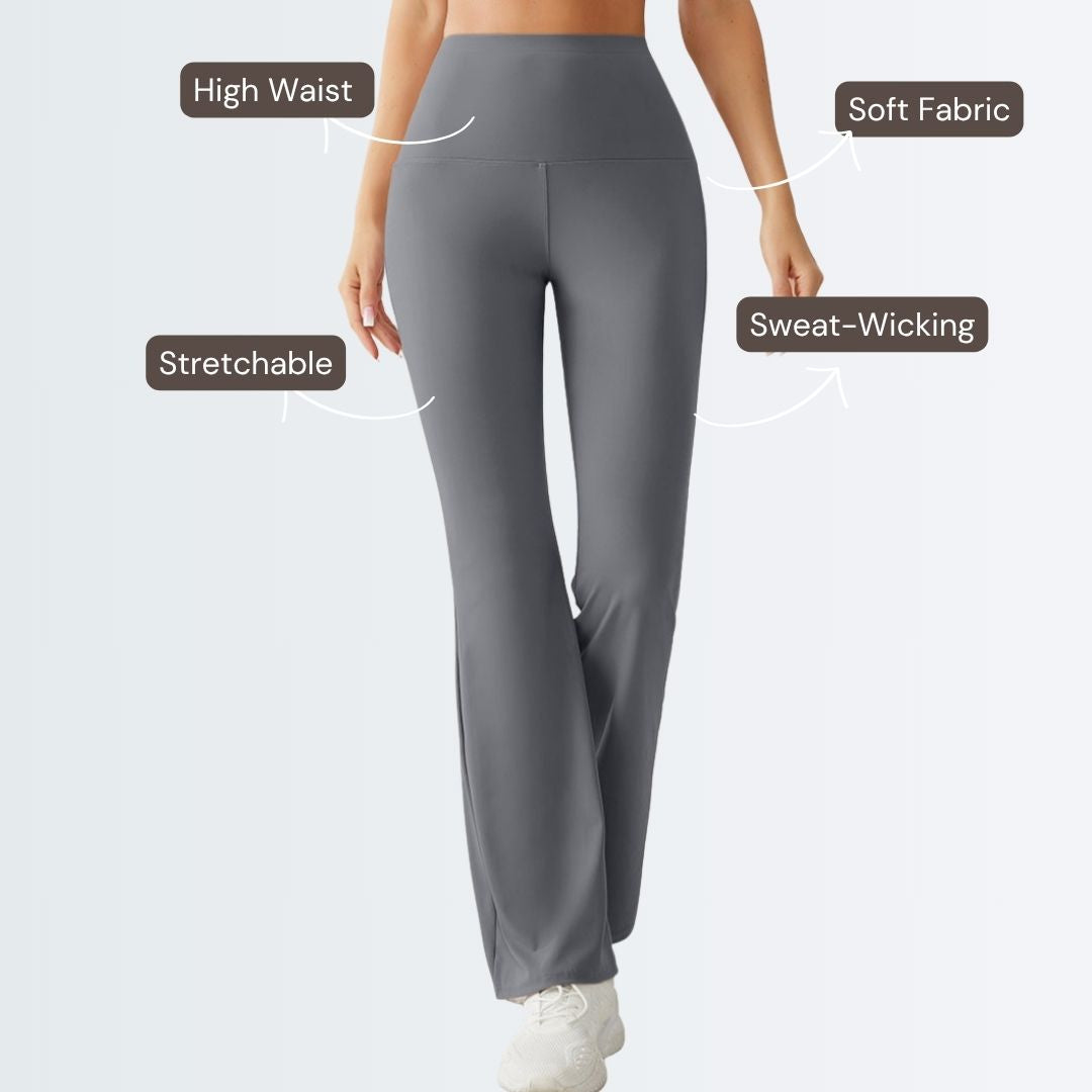 Embrace Flare Yoga Pants - Grey