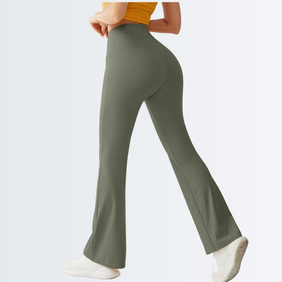 Embrace Flare Yoga Pants - Olive Green