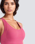 Cross Back Set With Hooks - Pink