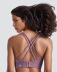 Cross Back Set With Hooks - Subtle Purple