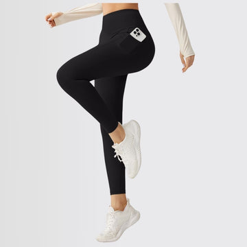 Embrace High Rise Side Pocket Leggings - Black