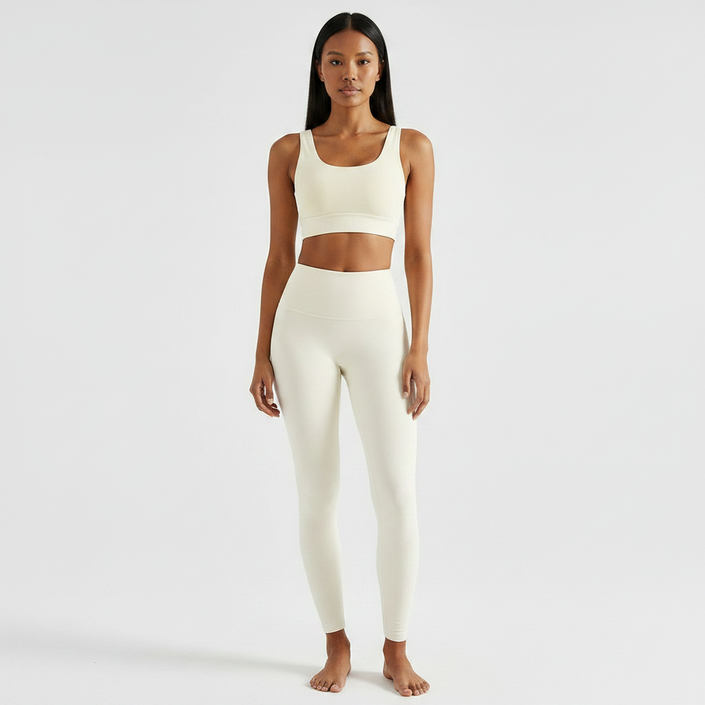 Cross Back Set - Ivory White