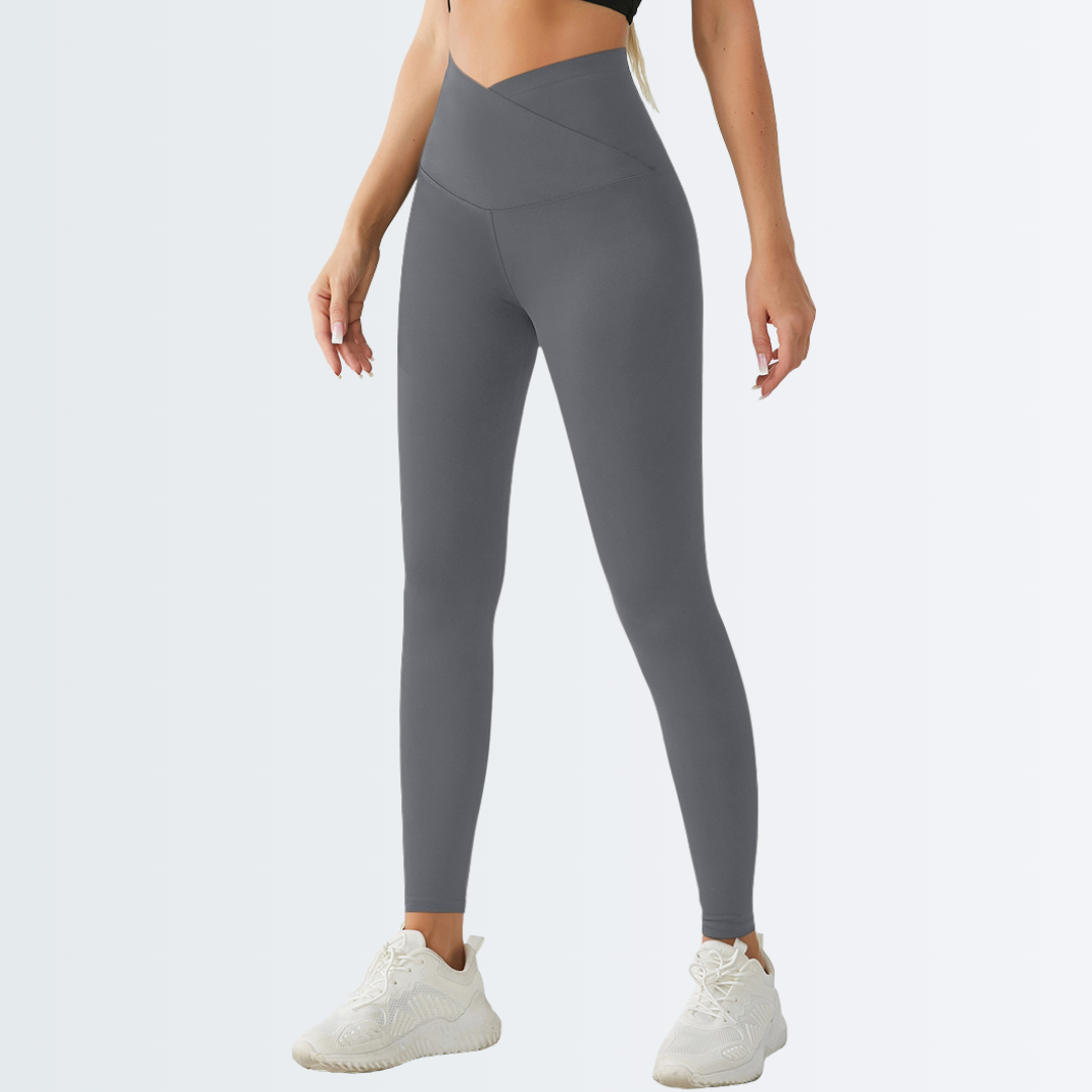 Embrace High Rise V-Waist Leggings - Grey