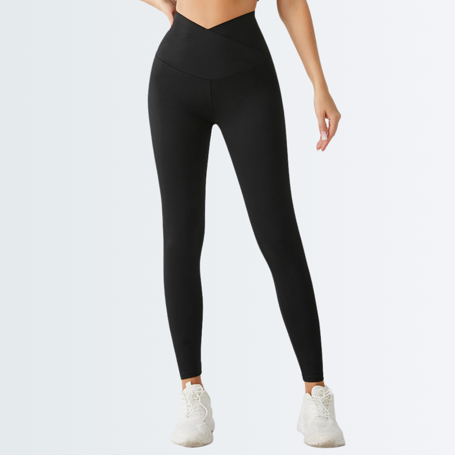 Embrace High Rise V-Waist Leggings - Black
