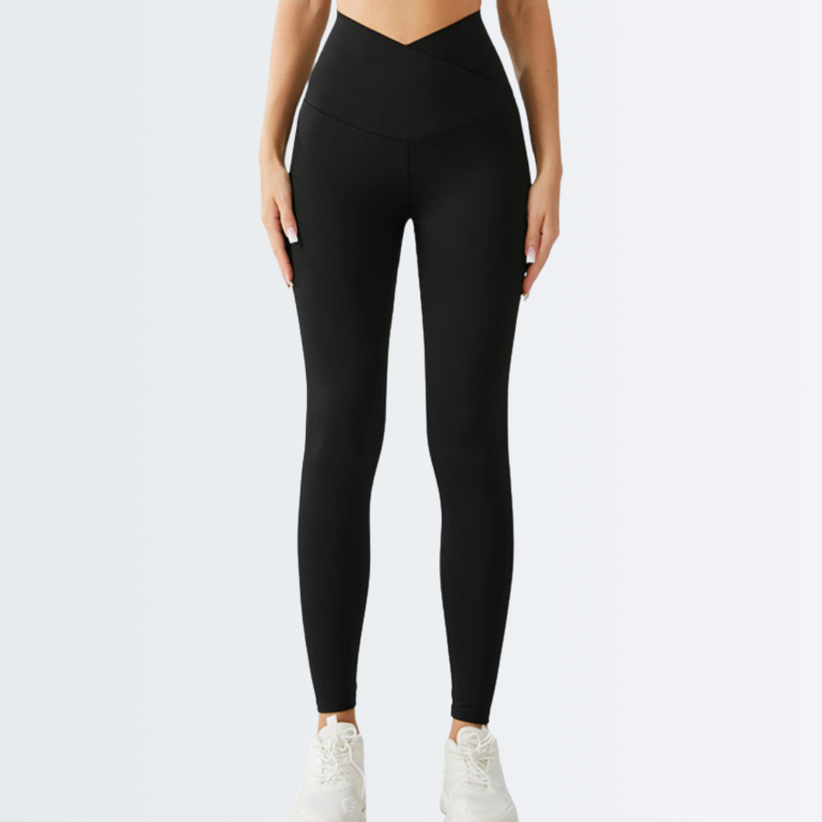 Embrace High Rise V-Waist Leggings - Black