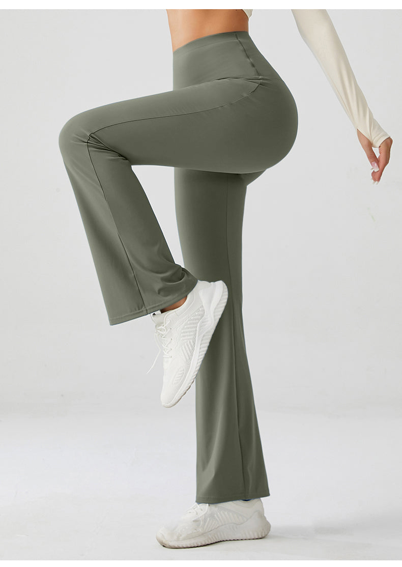 Embrace Flare Yoga Pants - Olive Green