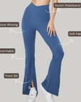 Stylish Flare Pants Set - Blue