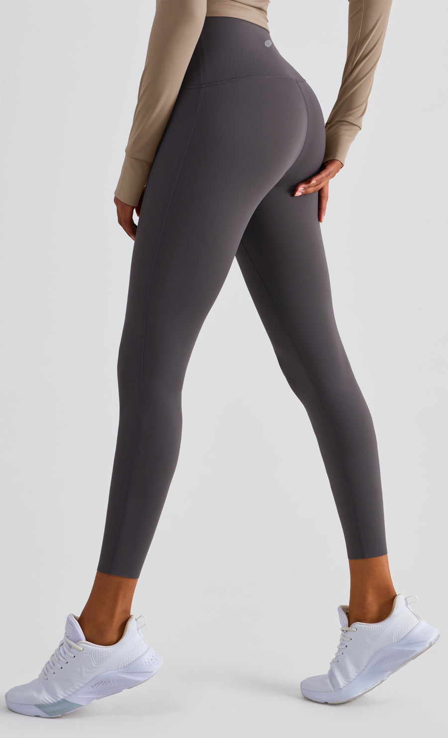 High-Rise Essential Leggings - Dark Grey