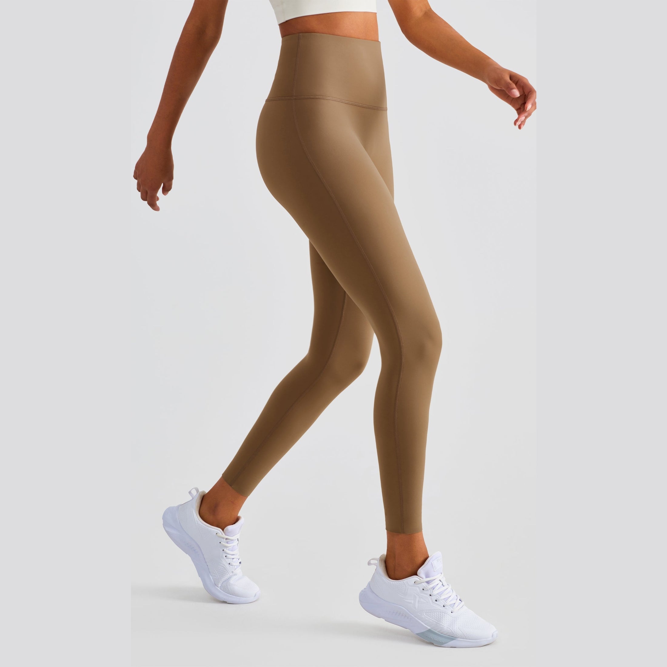 High-Rise Essential Leggings - Khaki