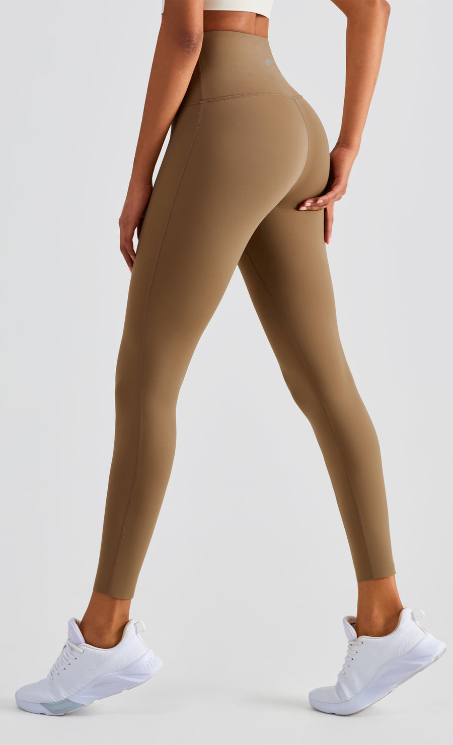 High-Rise Essential Leggings - Khaki