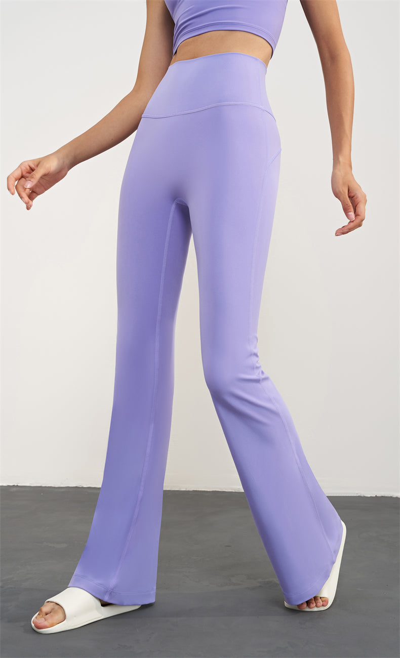 Flare Yoga Pants - Purple