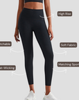 High-Rise Comfort Leggings - Black