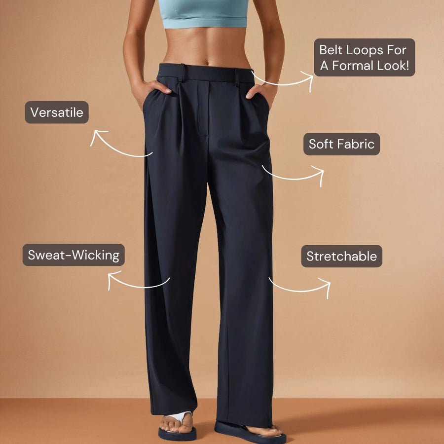 Loose Style Pants - Black