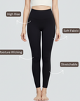 One-Size-Fits-All Leggings - Black