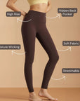 High-Rise Classic Leggings - Brown