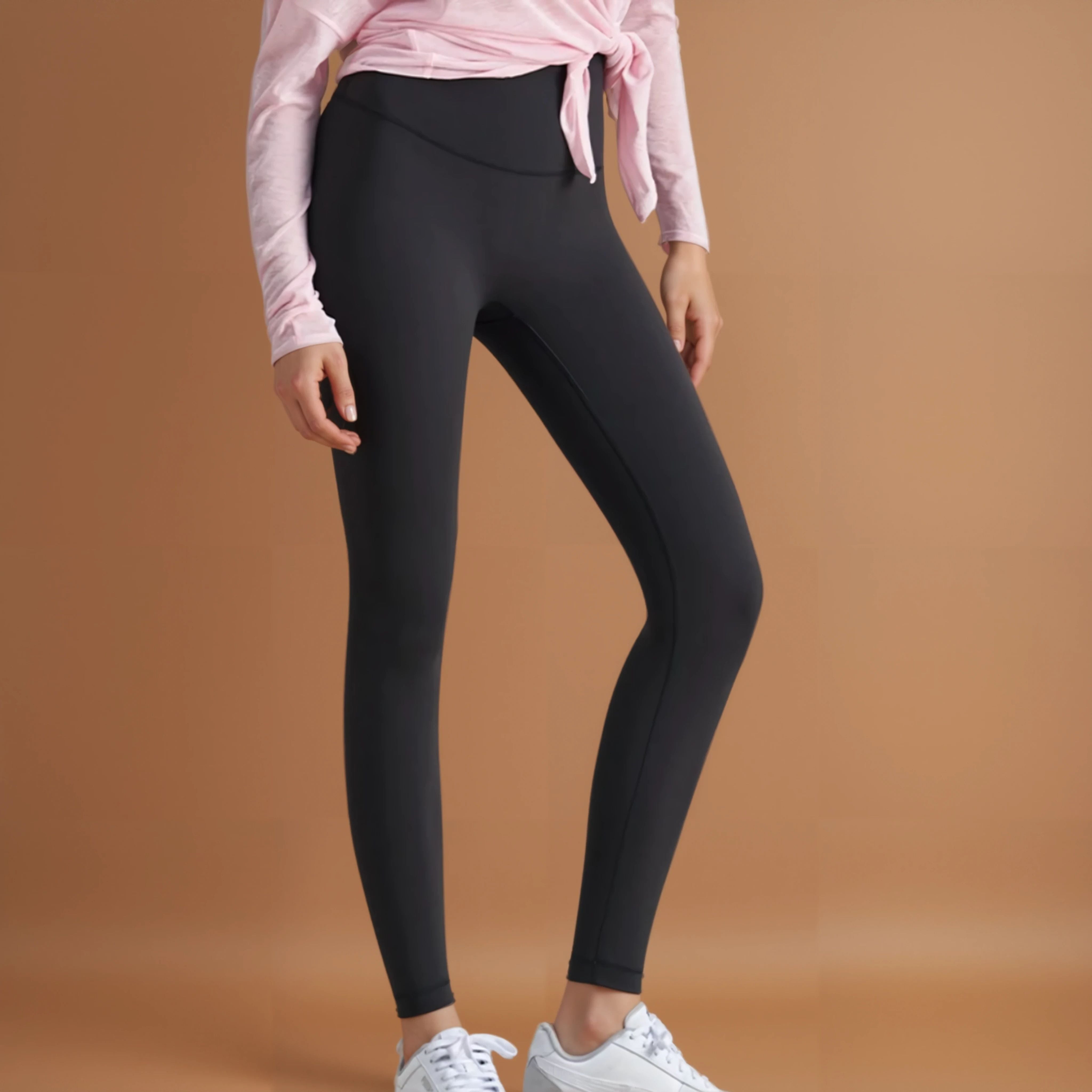High-Rise Classic Leggings - Dark Grey