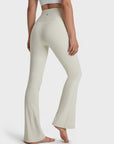 Flare Yoga Pants - Ivory White
